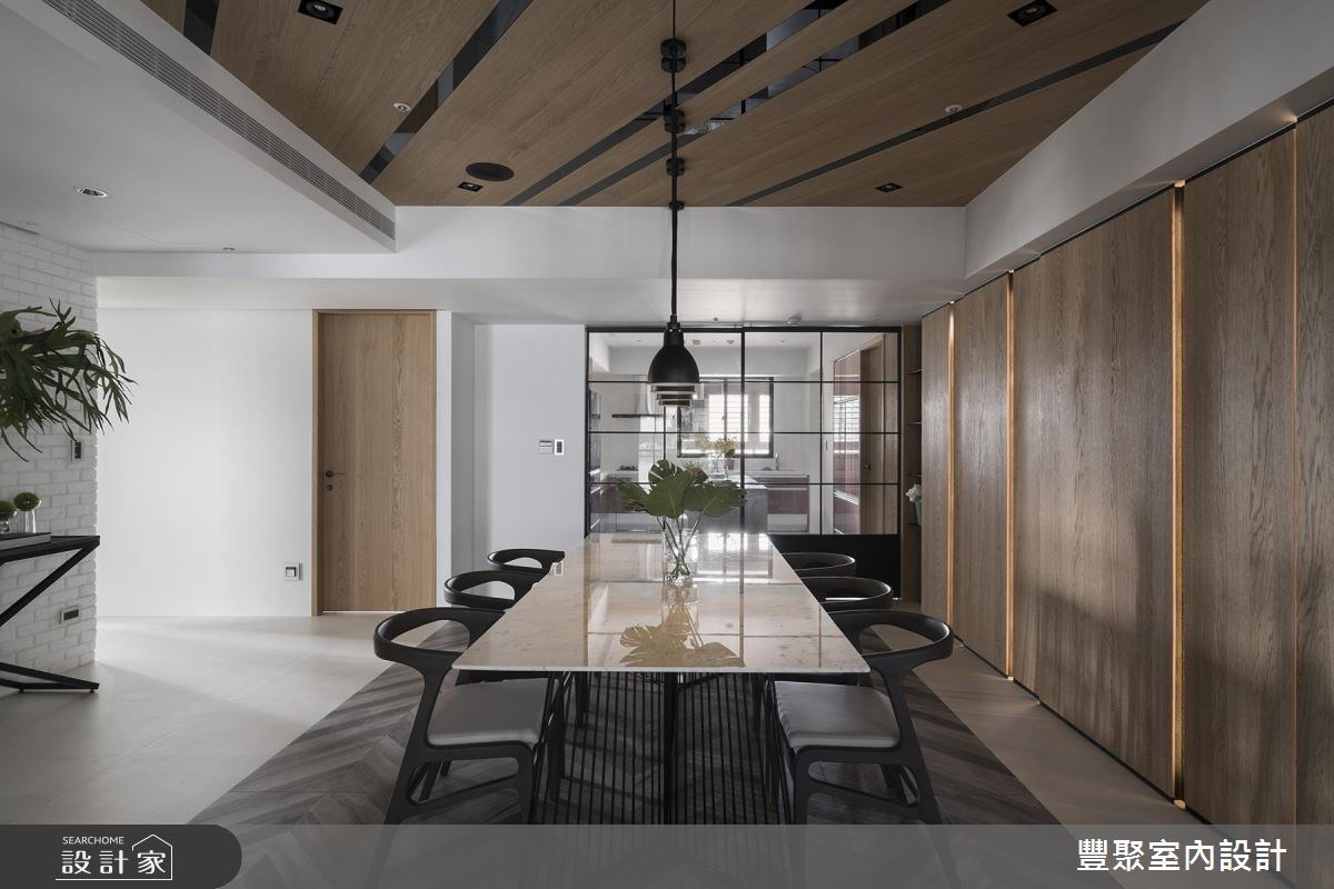 60坪新成屋(5年以下)＿現代風餐廳案例圖片＿豐聚室內設計＿豐聚_23之10