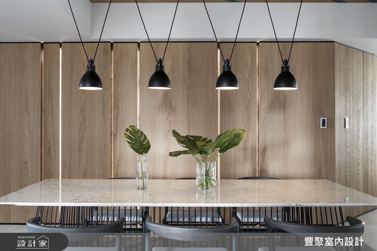 60坪新成屋(5年以下)＿現代風餐廳案例圖片＿豐聚室內設計＿豐聚_23之13