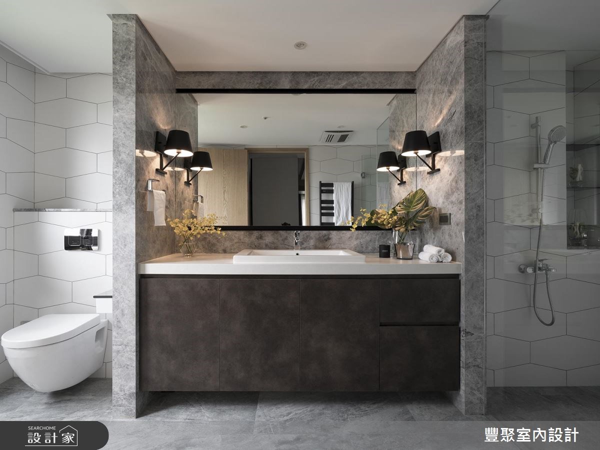 60坪新成屋(5年以下)＿現代風浴室案例圖片＿豐聚室內設計＿豐聚_23之17
