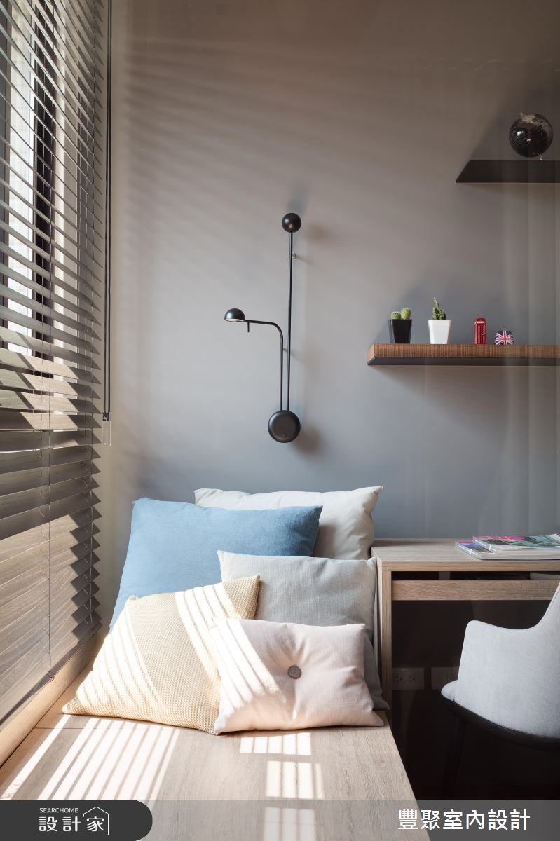 40坪新成屋(5年以下)＿現代風書房臥榻案例圖片＿豐聚室內設計＿豐聚_24之17