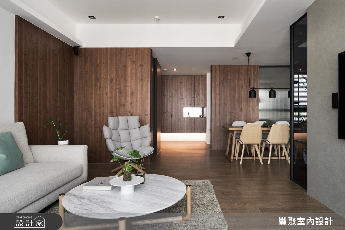 30坪新成屋(5年以下)＿現代風客廳餐廳案例圖片＿豐聚室內設計＿豐聚_25之6