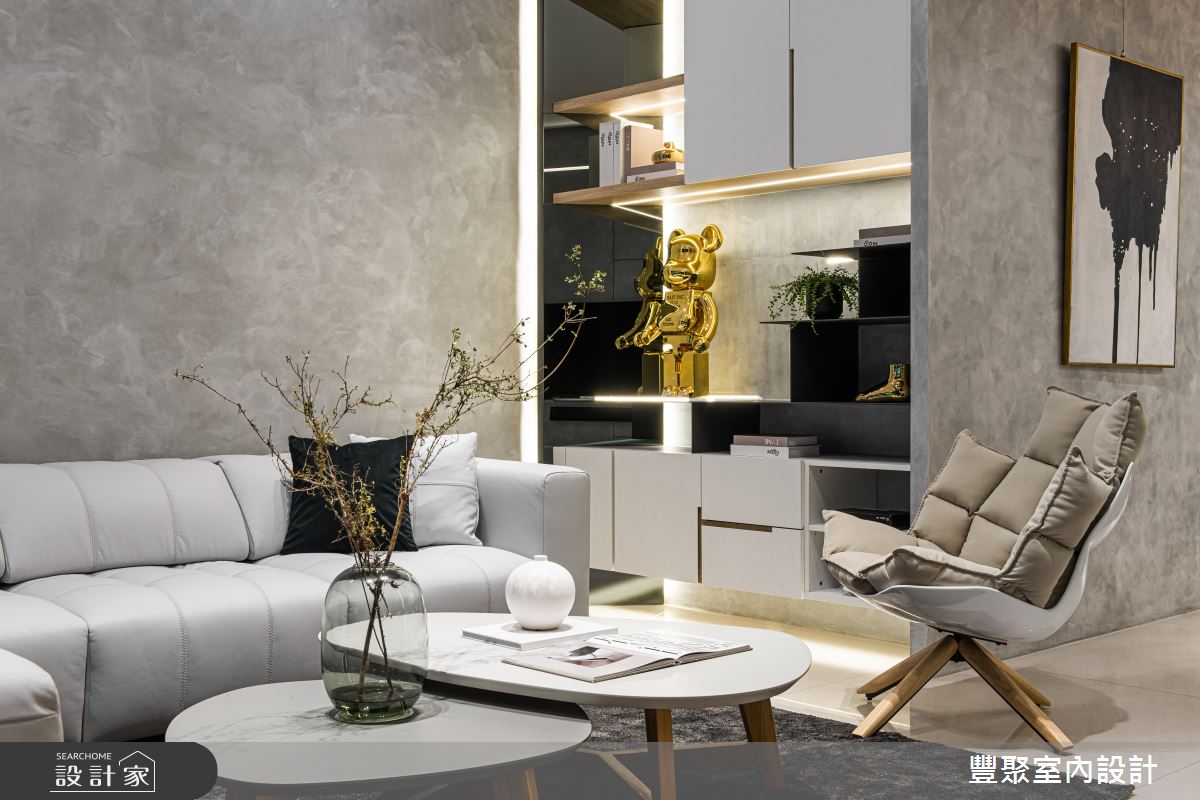 134坪新成屋(5年以下)＿混搭風客廳案例圖片＿豐聚室內設計＿豐聚_27之2