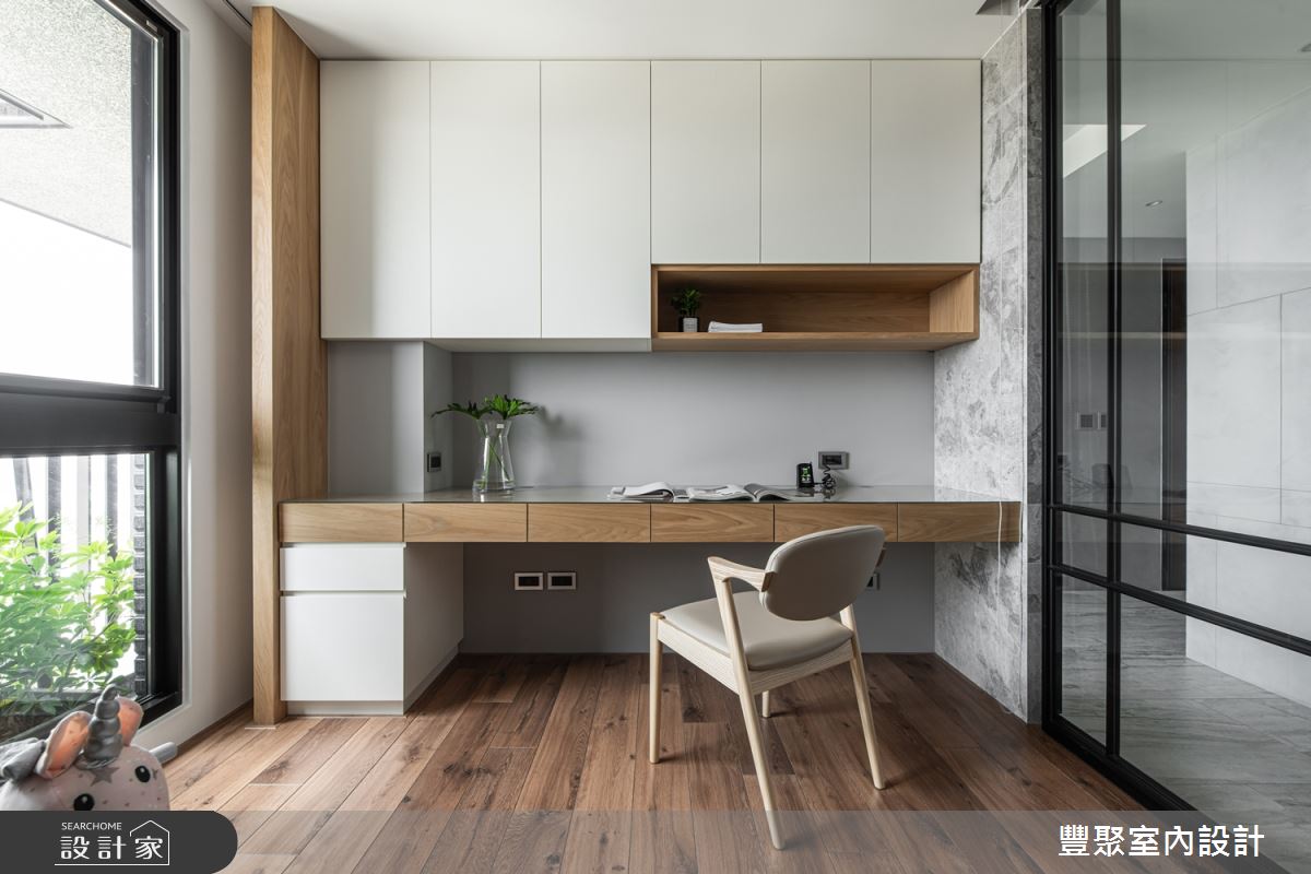38坪新成屋(5年以下)＿現代風書房案例圖片＿豐聚室內設計＿豐聚_28之12