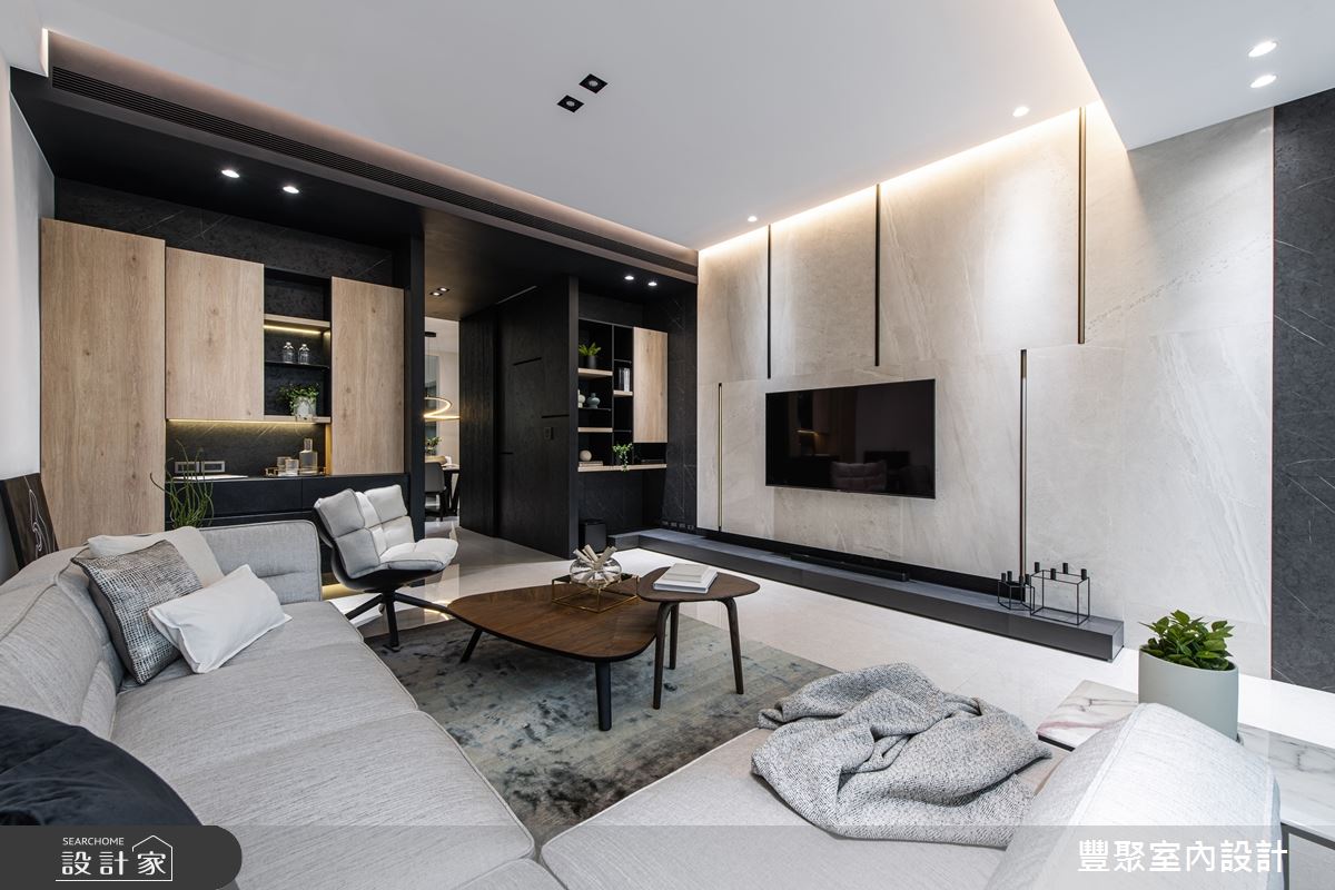 85坪新成屋(5年以下)＿現代風客廳案例圖片＿豐聚室內設計＿豐聚_29之8