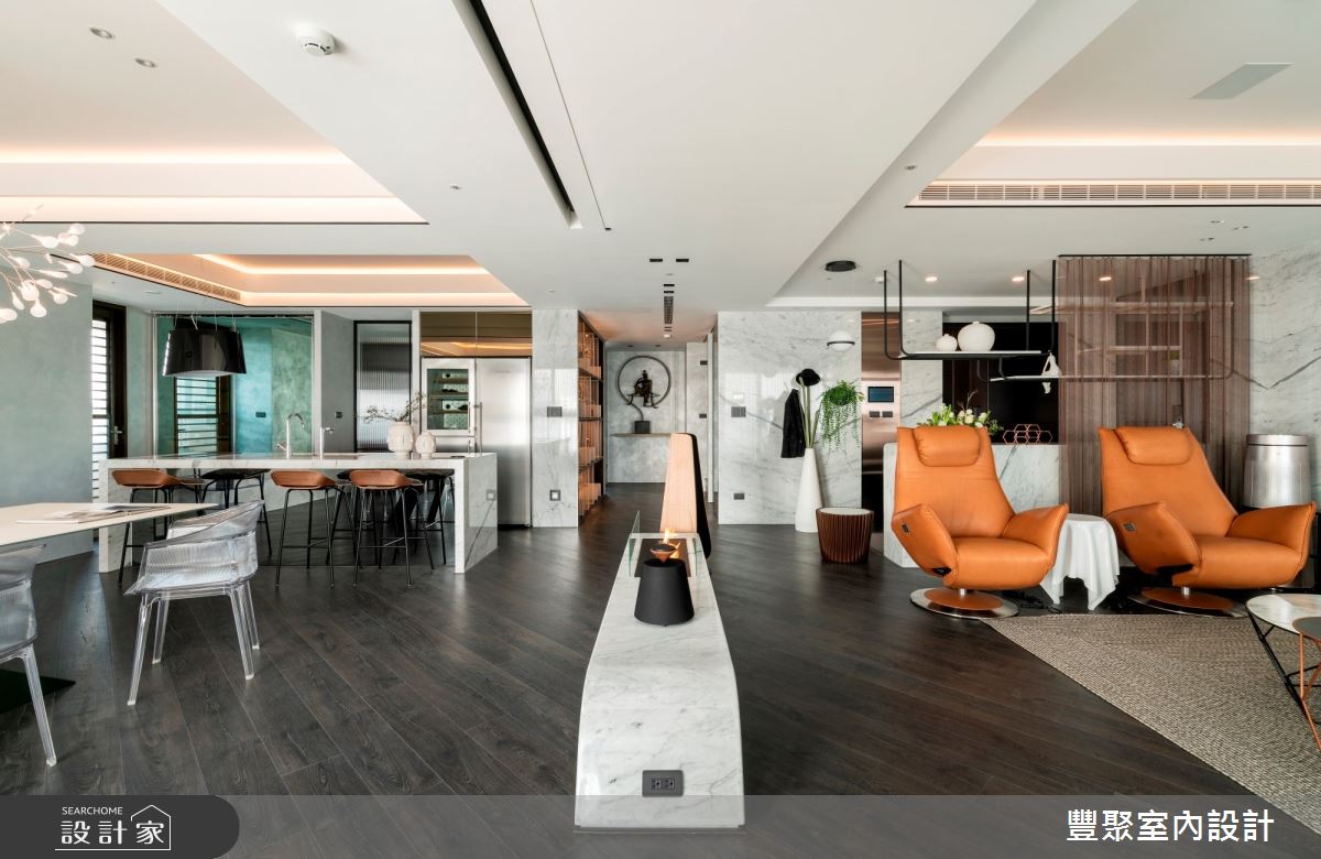 100坪新成屋(5年以下)＿現代風客廳案例圖片＿豐聚室內設計＿豐聚_30之7