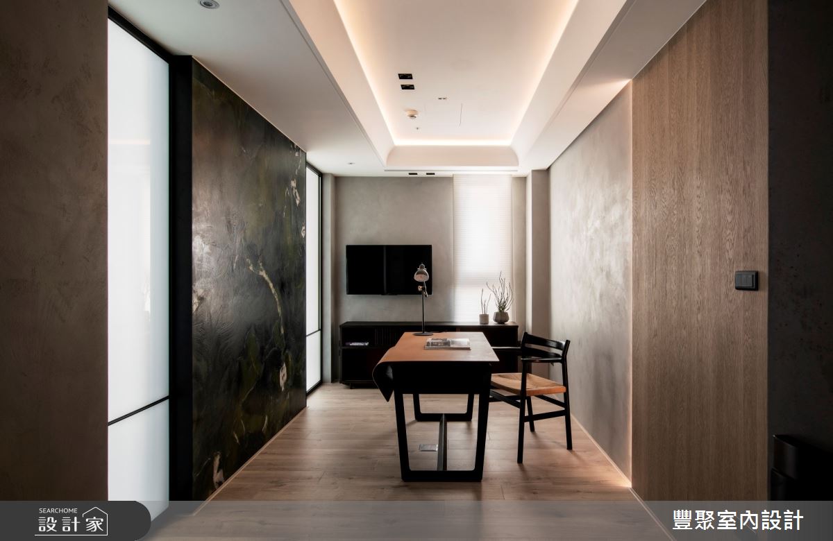 100坪新成屋(5年以下)＿現代風書房案例圖片＿豐聚室內設計＿豐聚_30之26
