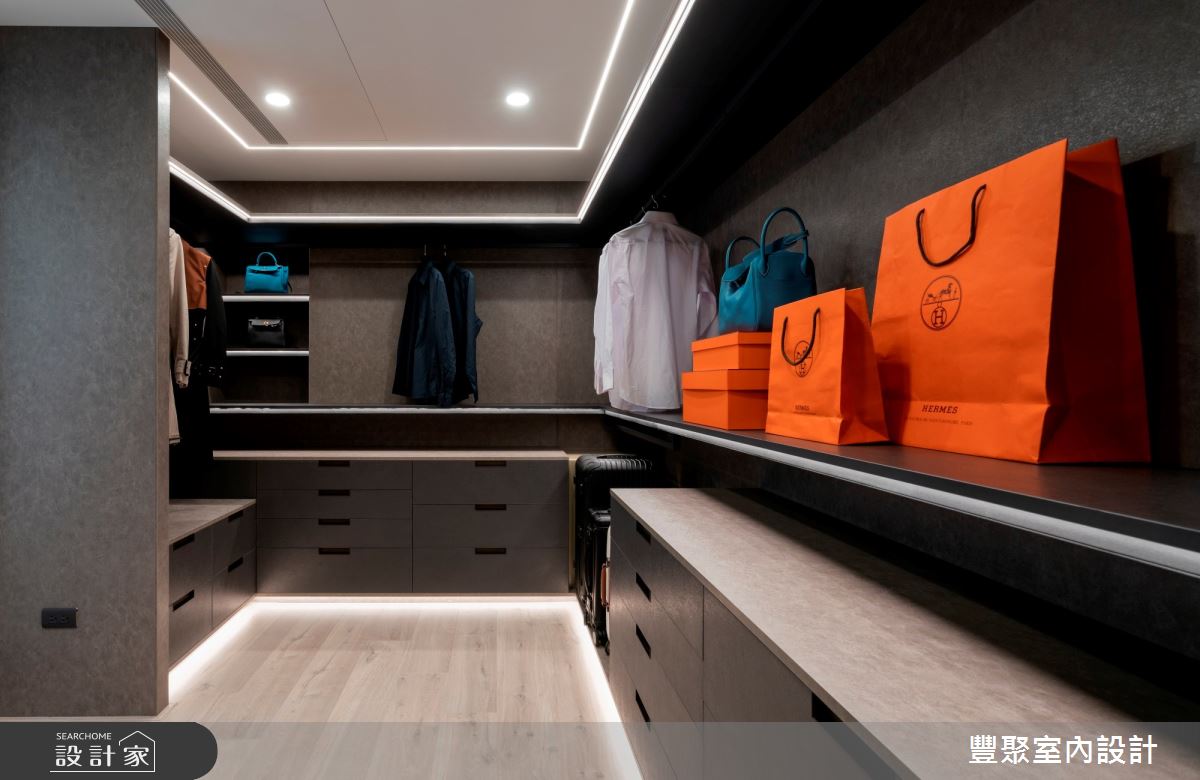 100坪新成屋(5年以下)＿現代風更衣間案例圖片＿豐聚室內設計＿豐聚_30之27