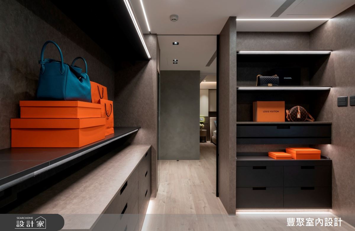 100坪新成屋(5年以下)＿現代風更衣間案例圖片＿豐聚室內設計＿豐聚_30之28