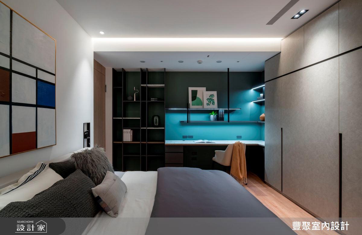 100坪新成屋(5年以下)＿現代風臥室案例圖片＿豐聚室內設計＿豐聚_30之31