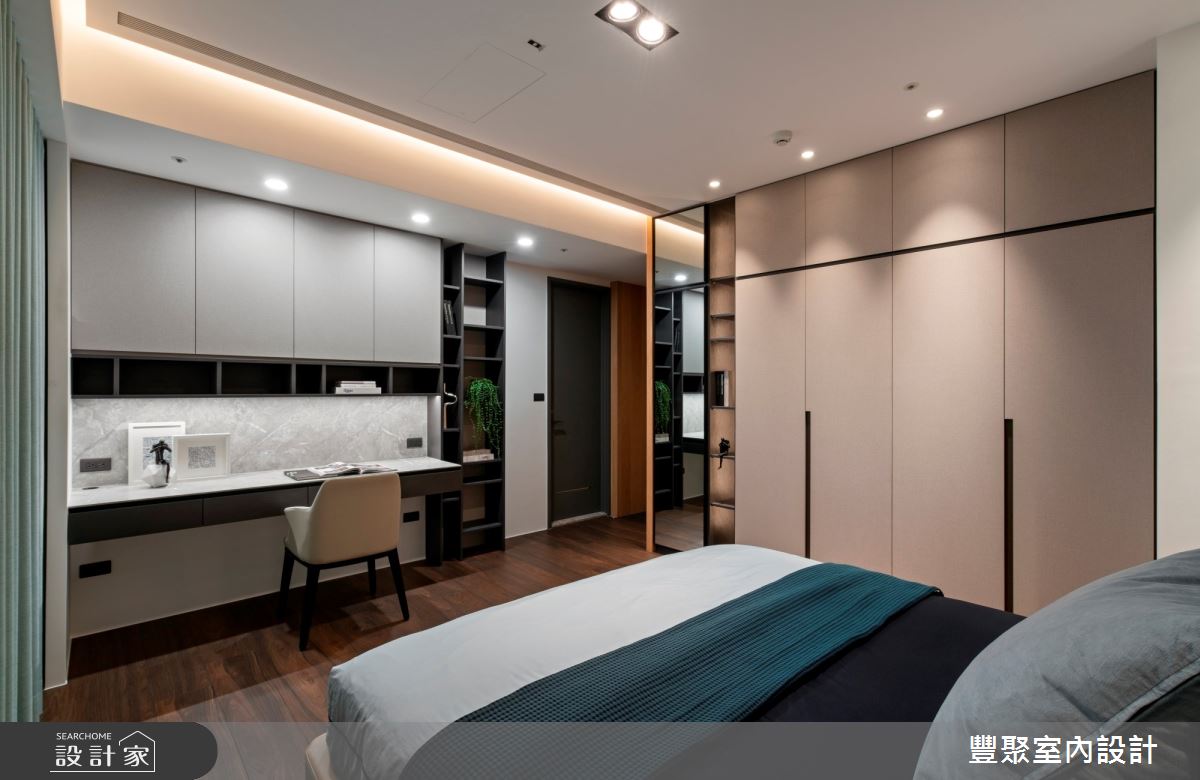100坪新成屋(5年以下)＿現代風臥室案例圖片＿豐聚室內設計＿豐聚_30之32