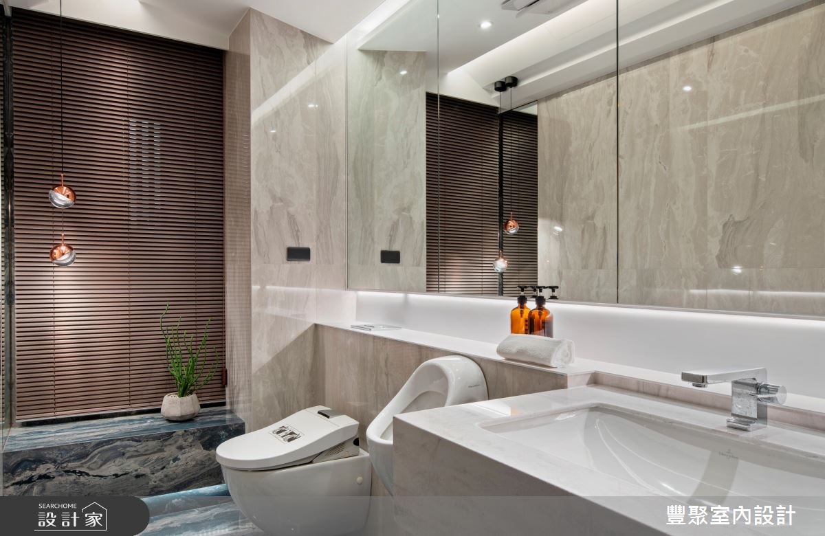 100坪新成屋(5年以下)＿現代風浴室案例圖片＿豐聚室內設計＿豐聚_30之34