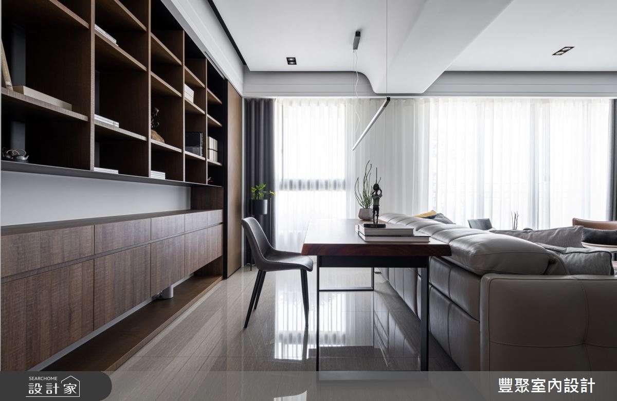 40坪新成屋(5年以下)＿現代風書房案例圖片＿豐聚室內設計＿豐聚_31之8