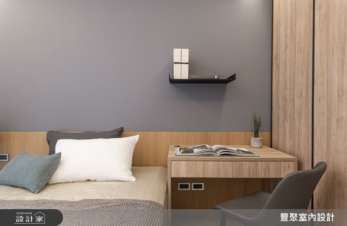 40坪新成屋(5年以下)＿現代風臥室案例圖片＿豐聚室內設計＿豐聚_31之15