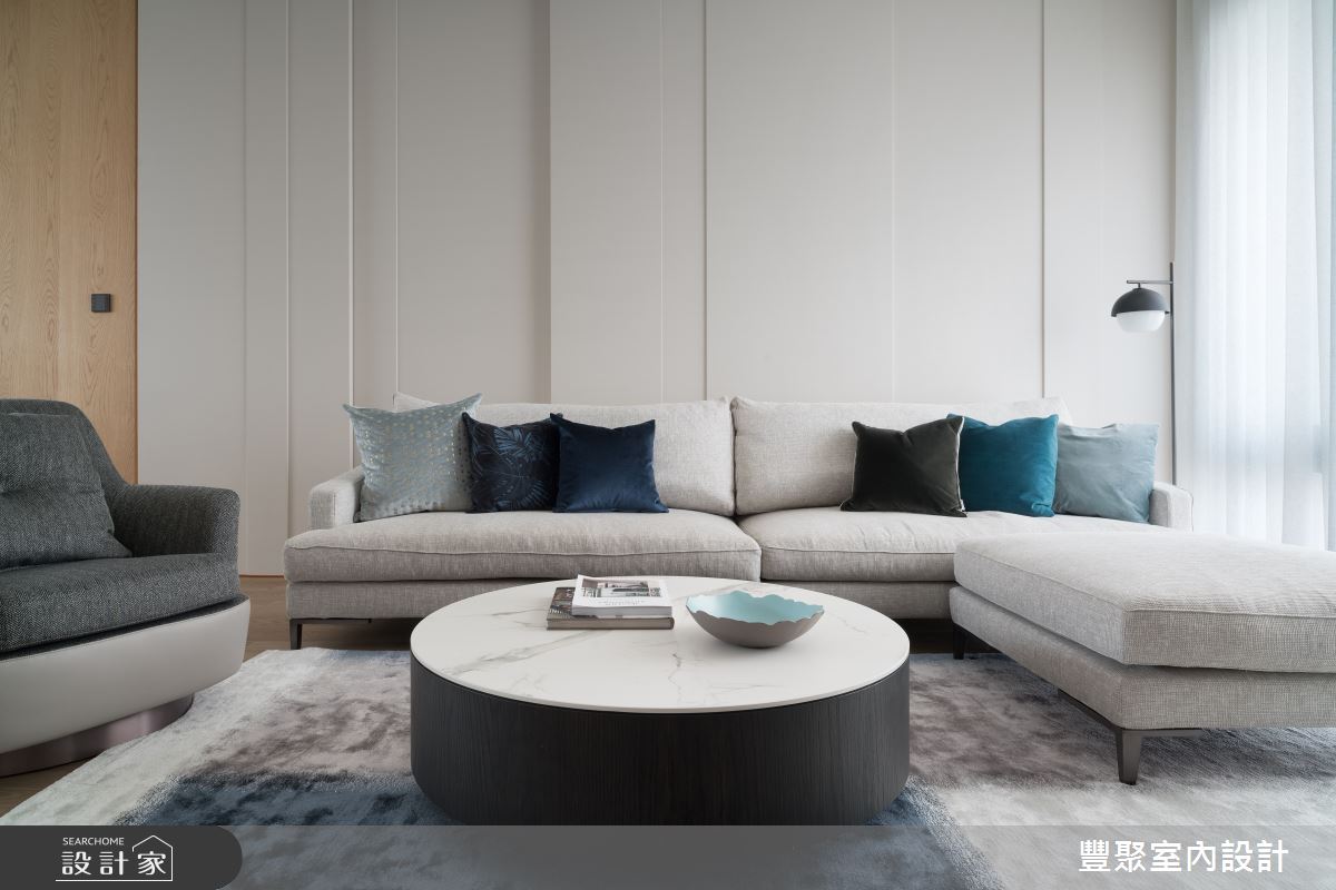 41坪新成屋(5年以下)＿北歐風客廳案例圖片＿豐聚室內設計＿豐聚_32之5