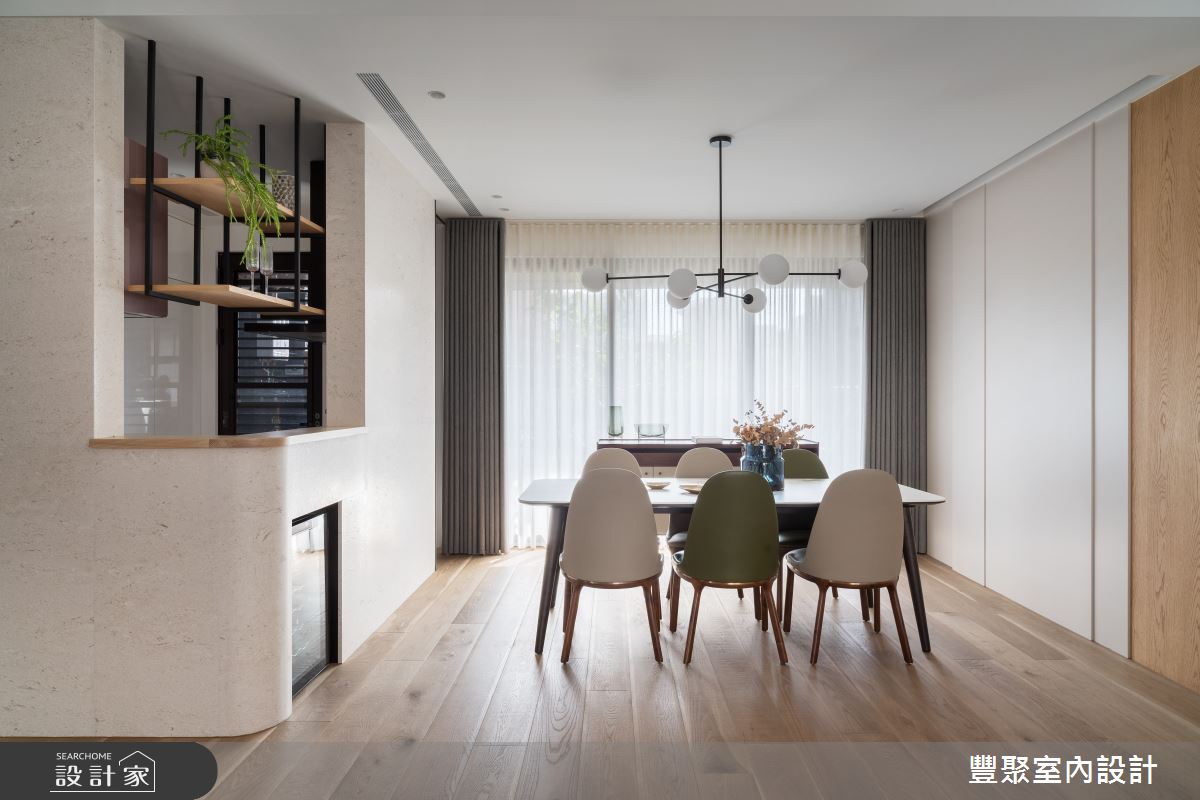 41坪新成屋(5年以下)＿北歐風餐廳案例圖片＿豐聚室內設計＿豐聚_32之10