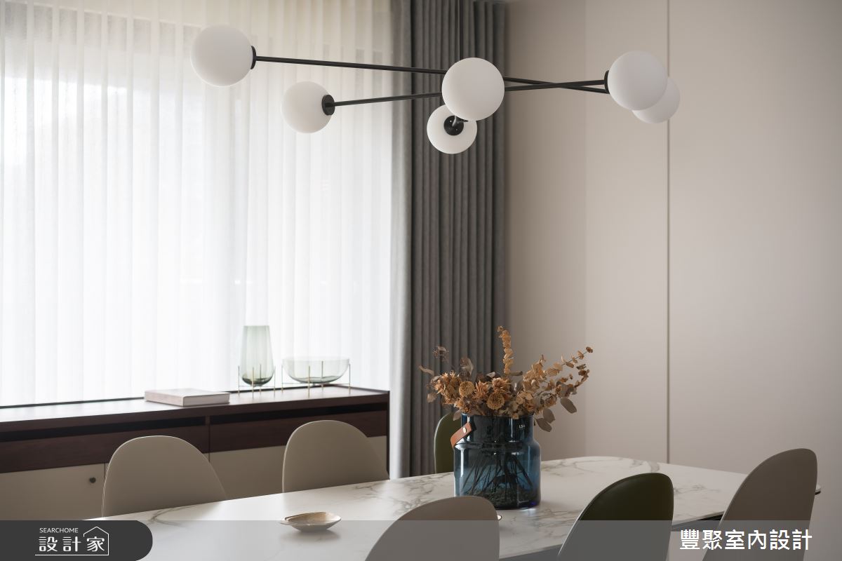 41坪新成屋(5年以下)＿北歐風餐廳案例圖片＿豐聚室內設計＿豐聚_32之12