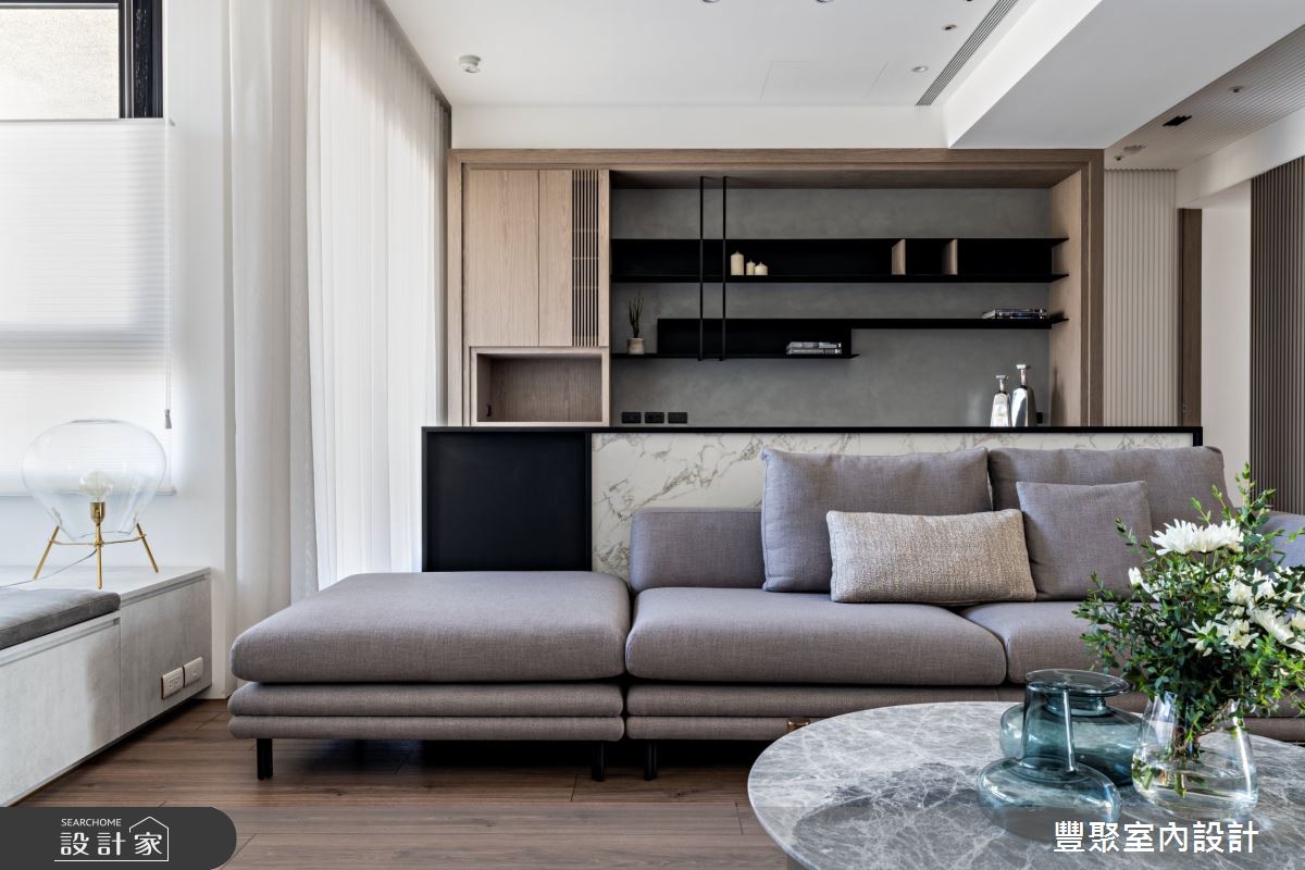 48坪新成屋(5年以下)＿現代風客廳案例圖片＿豐聚室內設計＿豐聚_33之4