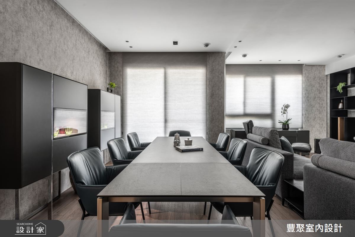 43坪新成屋(5年以下)＿現代風餐廳案例圖片＿豐聚室內設計＿豐聚_35之2