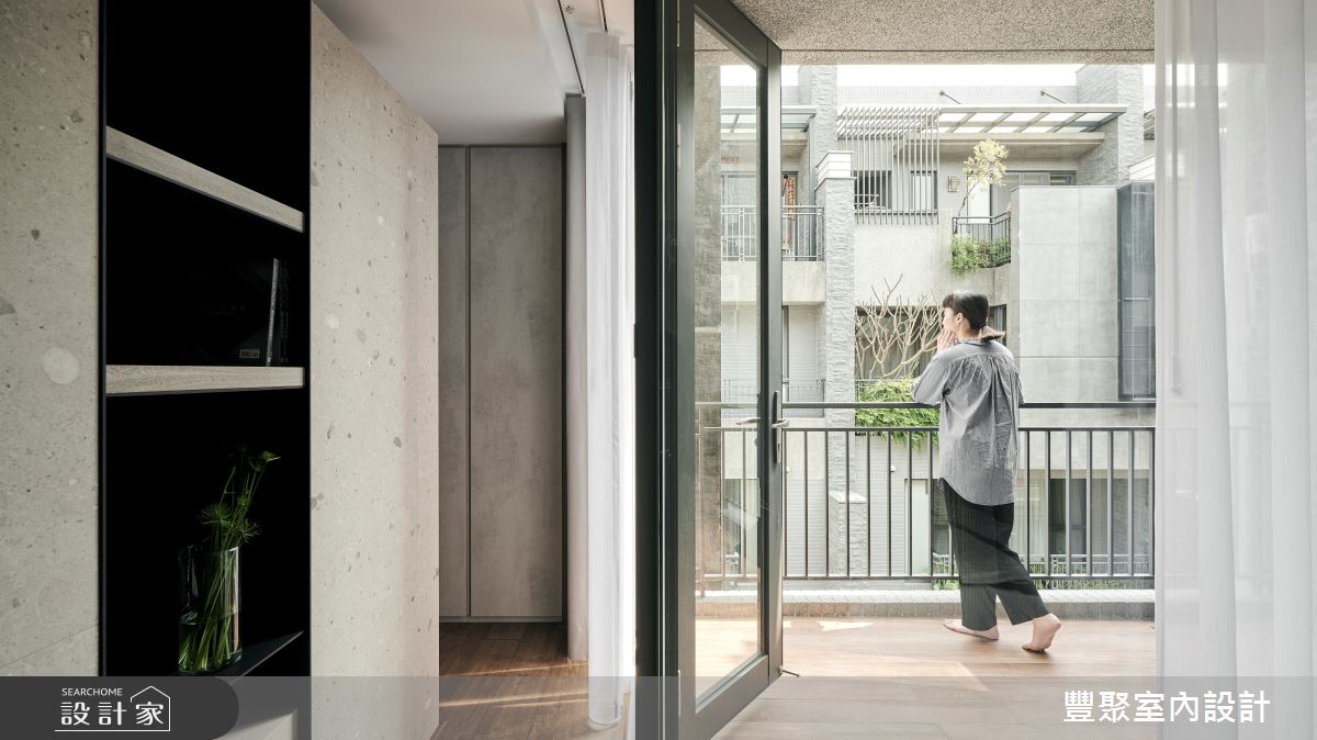 90坪新成屋(5年以下)＿現代風臥室陽台案例圖片＿豐聚室內設計＿豐聚_36之26