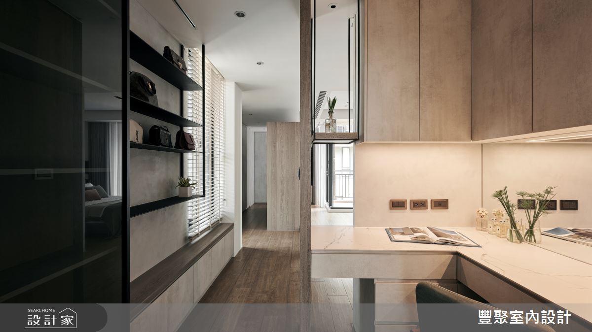 90坪新成屋(5年以下)＿現代風臥室工作區案例圖片＿豐聚室內設計＿豐聚_36之27