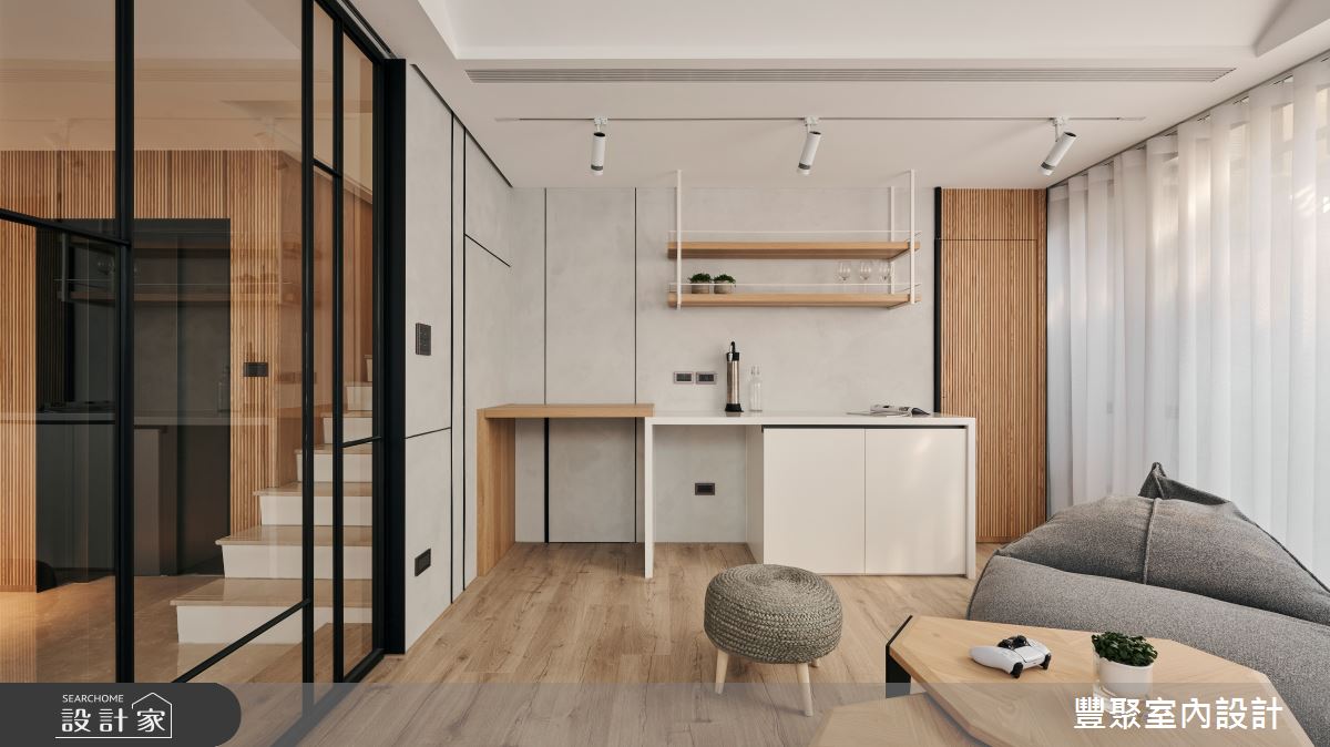 90坪新成屋(5年以下)＿現代風客廳案例圖片＿豐聚室內設計＿豐聚_36之17