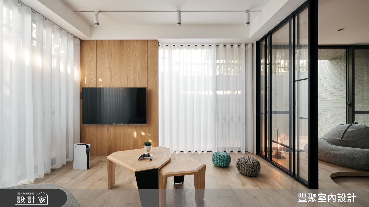 90坪新成屋(5年以下)＿現代風客廳案例圖片＿豐聚室內設計＿豐聚_36之20