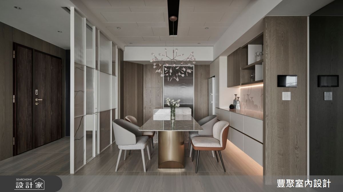 44坪新成屋(5年以下)＿現代風餐廳案例圖片＿豐聚室內設計＿豐聚_37之11