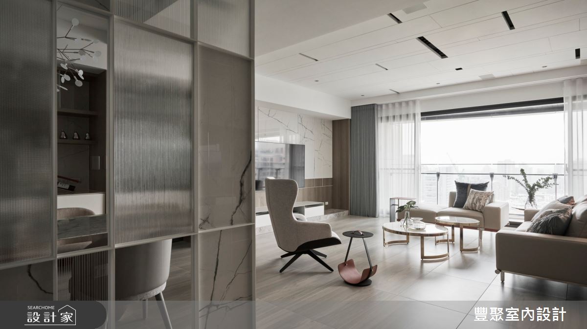 44坪新成屋(5年以下)＿現代風客廳餐廳案例圖片＿豐聚室內設計＿豐聚_37之2