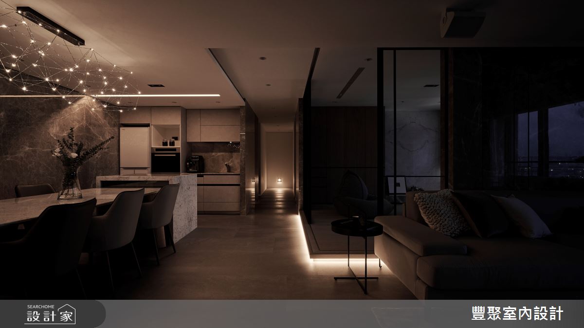 60坪毛胚屋＿現代風客廳案例圖片＿豐聚室內設計＿豐聚_38之35