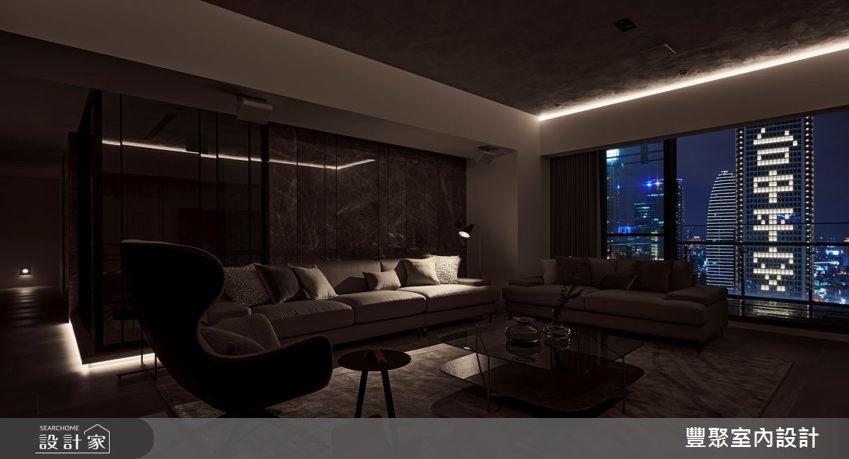 60坪毛胚屋＿現代風客廳案例圖片＿豐聚室內設計＿豐聚_38之37