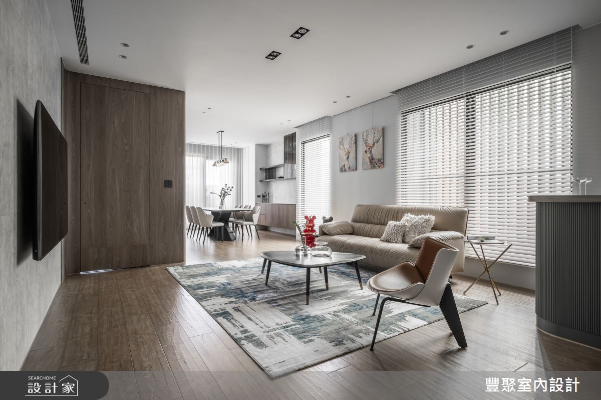65坪新成屋(5年以下)＿現代風客廳案例圖片＿豐聚室內設計＿豐聚_39之2