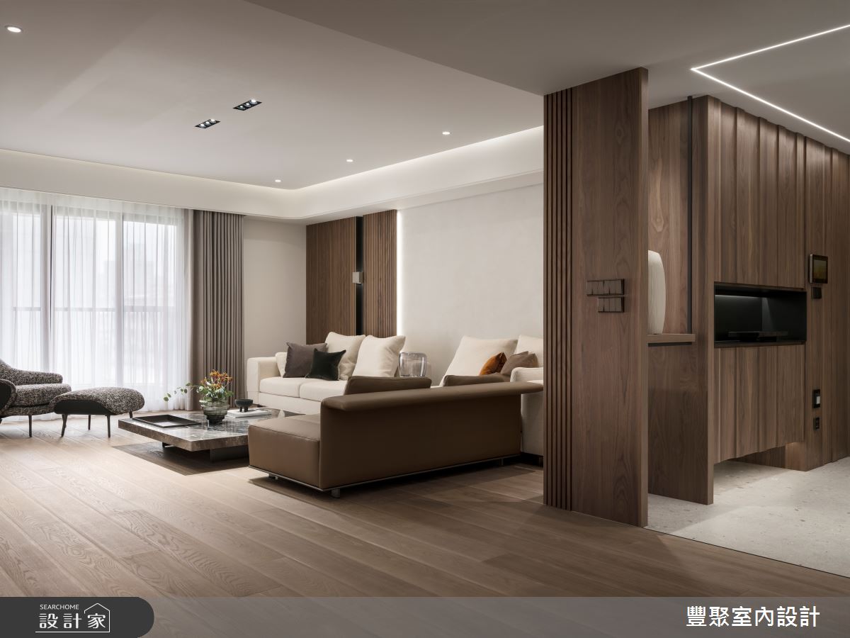 46坪新成屋(5年以下)＿現代風客廳案例圖片＿豐聚室內設計＿豐聚_43之8