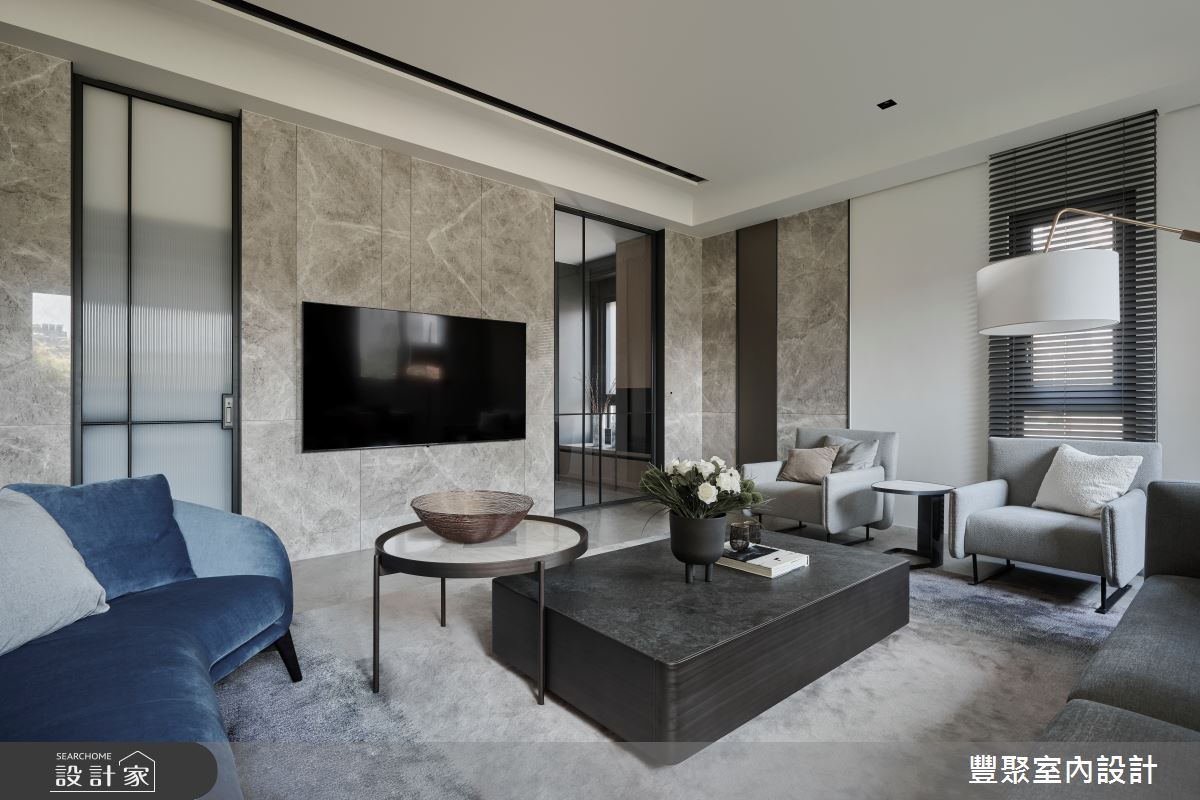 165坪預售屋＿現代風客廳案例圖片＿豐聚室內設計＿豐聚_44之8