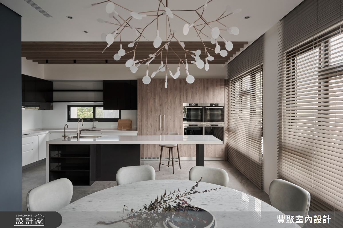165坪預售屋＿現代風餐廳廚房吧檯中島案例圖片＿豐聚室內設計＿豐聚_44之9