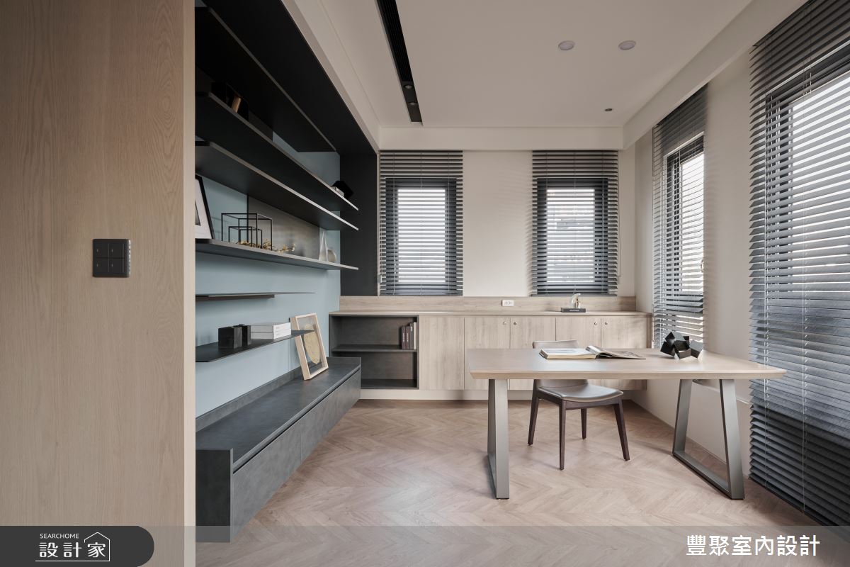 165坪預售屋＿現代風客廳書房工作區案例圖片＿豐聚室內設計＿豐聚_44之16