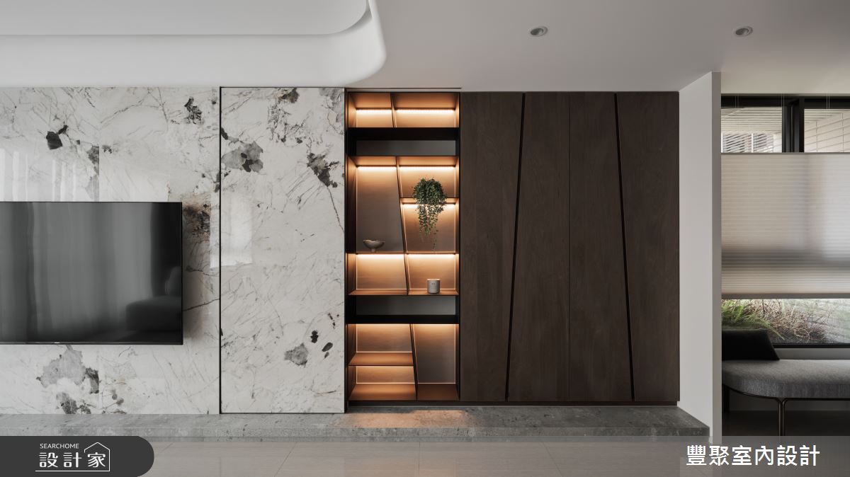 45坪新成屋(5年以下)＿現代風客廳案例圖片＿豐聚室內設計＿豐聚_45之14