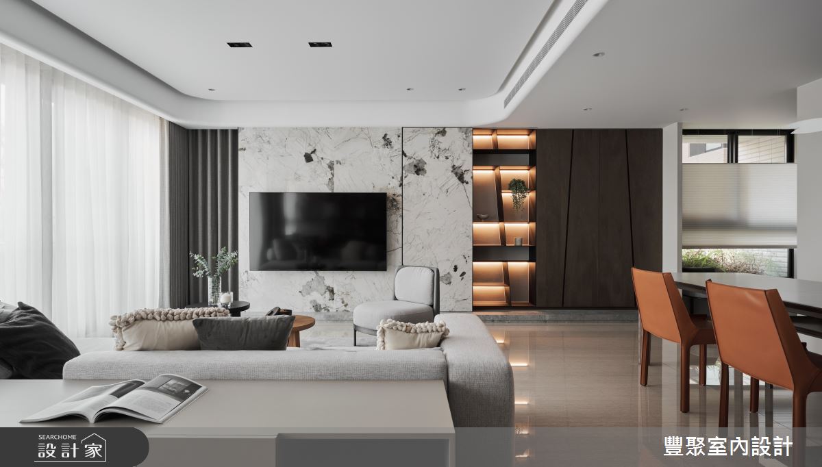 45坪新成屋(5年以下)＿現代風客廳案例圖片＿豐聚室內設計＿豐聚_45之13