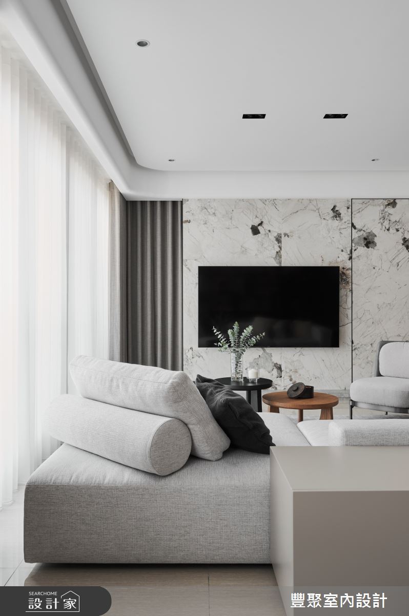 45坪新成屋(5年以下)＿現代風客廳案例圖片＿豐聚室內設計＿豐聚_45之11