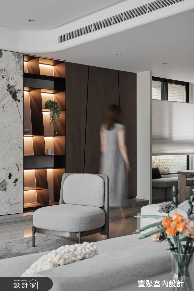 45坪新成屋(5年以下)＿現代風客廳案例圖片＿豐聚室內設計＿豐聚_45之15