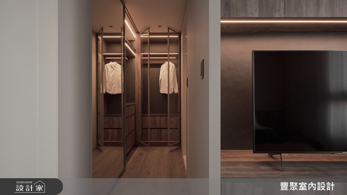 45坪新成屋(5年以下)＿現代風更衣間案例圖片＿豐聚室內設計＿豐聚_45之24