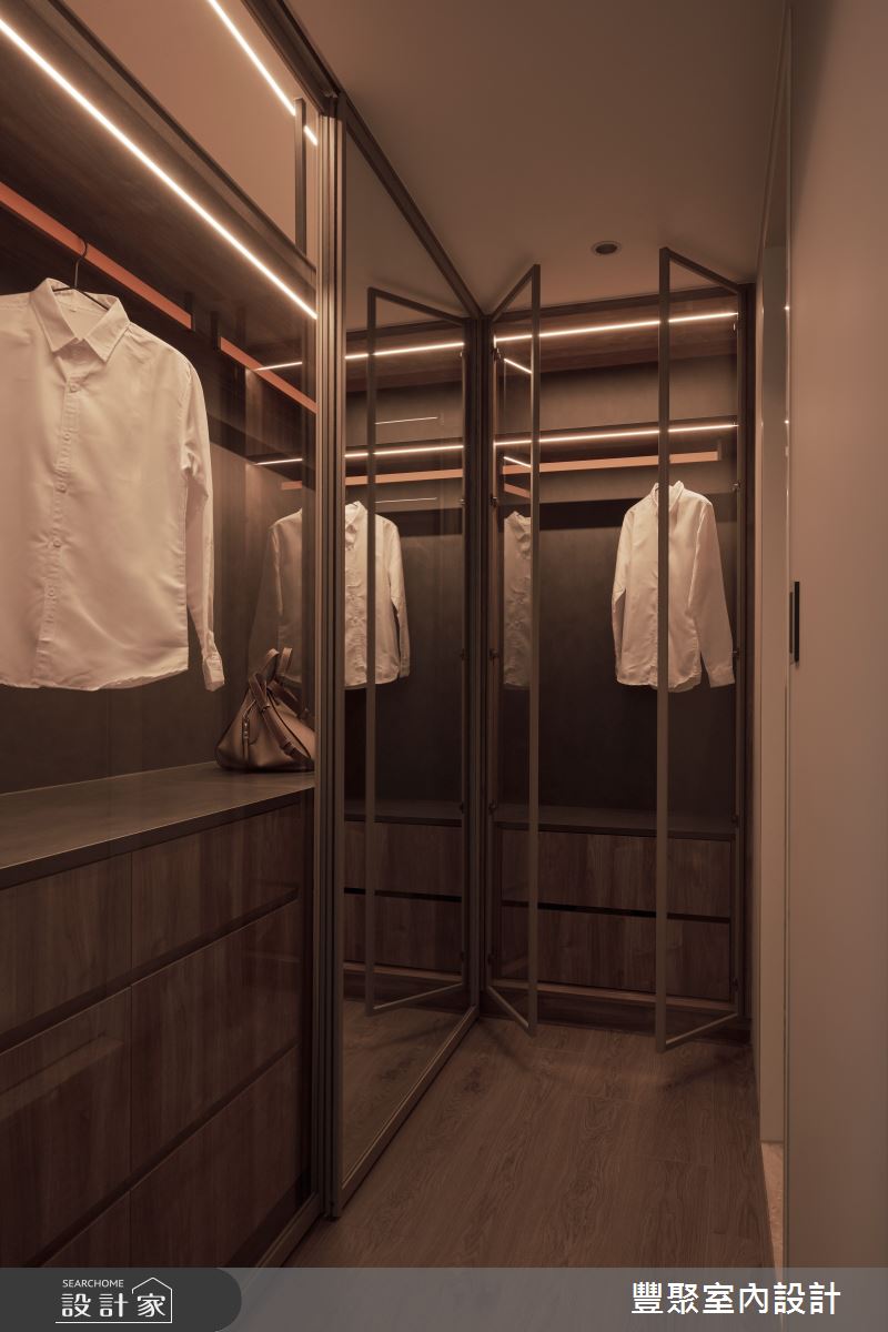 45坪新成屋(5年以下)＿現代風更衣間案例圖片＿豐聚室內設計＿豐聚_45之25