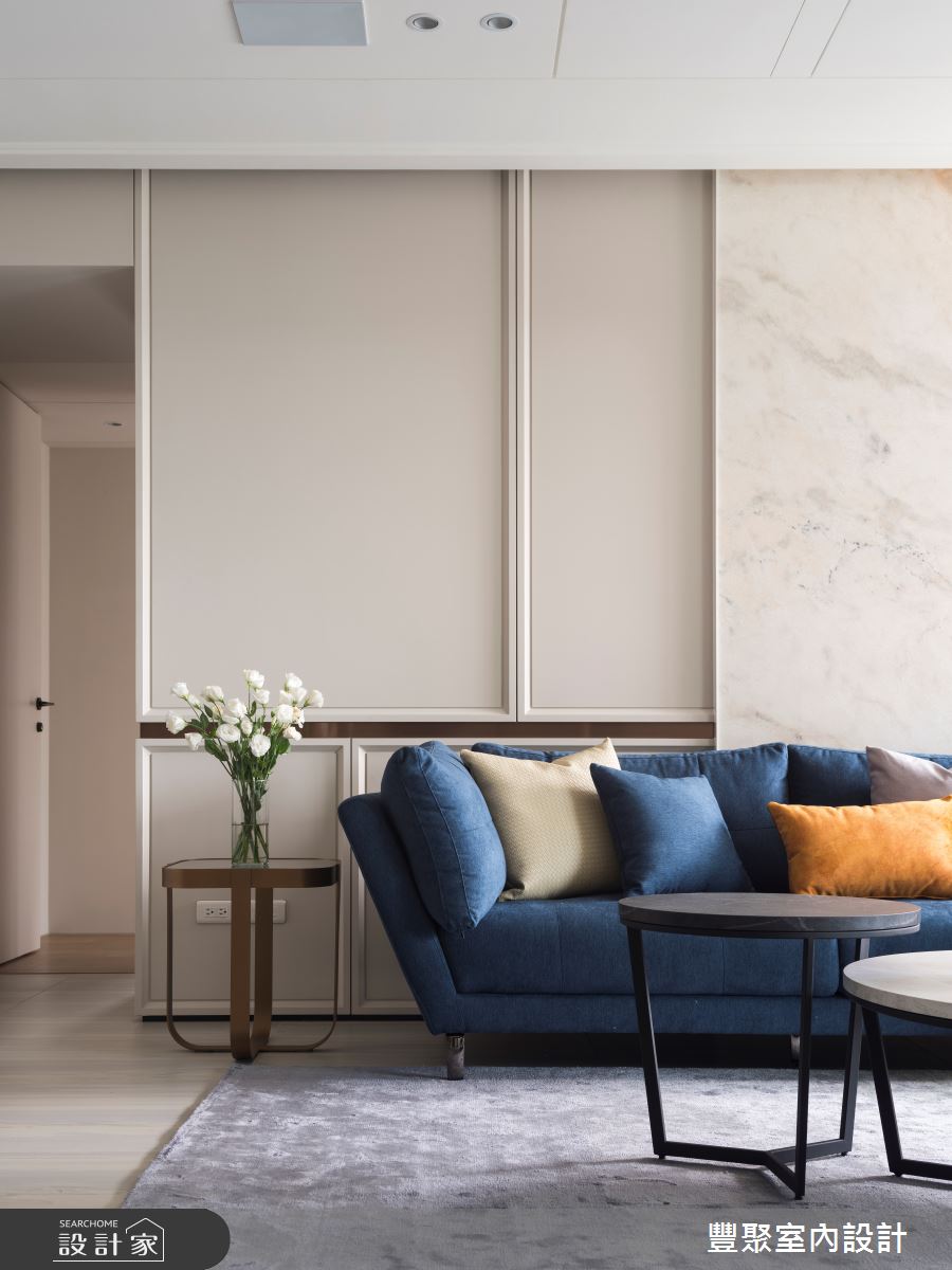 35坪新成屋(5年以下)＿美式風客廳案例圖片＿豐聚室內設計＿豐聚_47之11