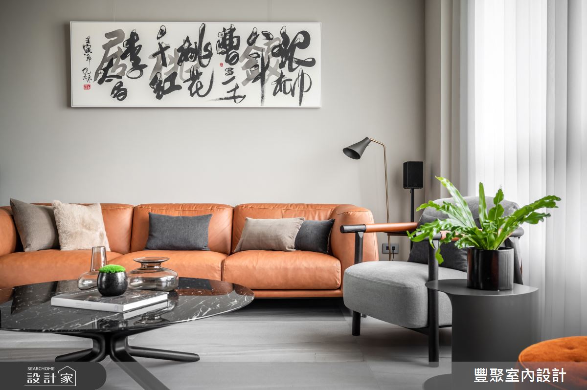 80坪預售屋＿現代風客廳案例圖片＿豐聚室內設計＿豐聚_48之5