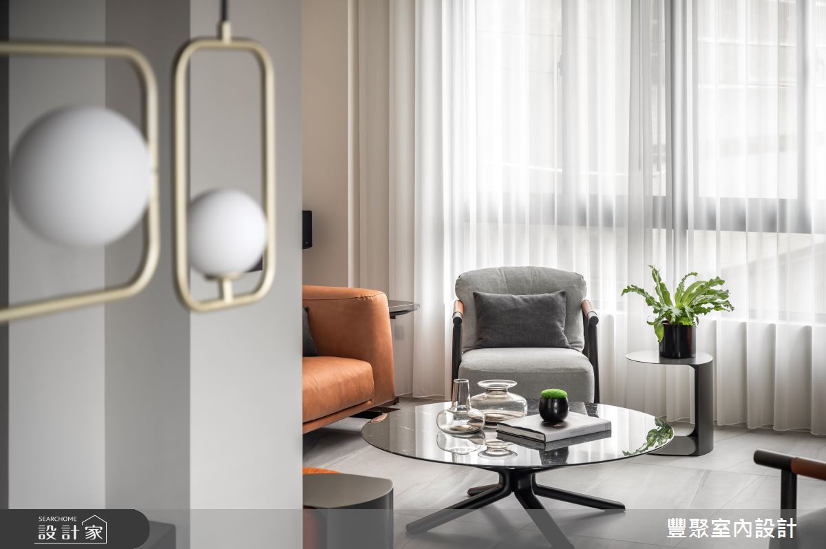 80坪預售屋＿現代風客廳案例圖片＿豐聚室內設計＿豐聚_48之6