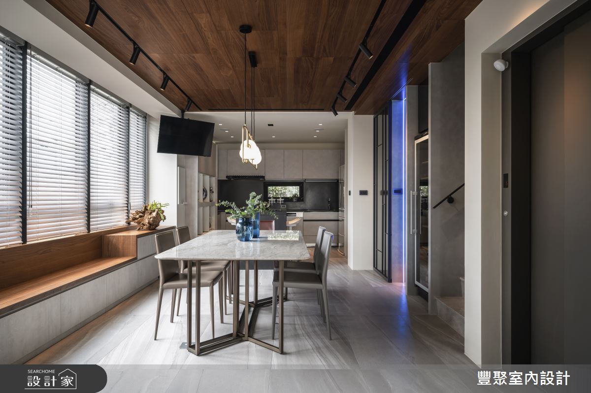 80坪預售屋＿現代風餐廳廚房臥榻案例圖片＿豐聚室內設計＿豐聚_48之13