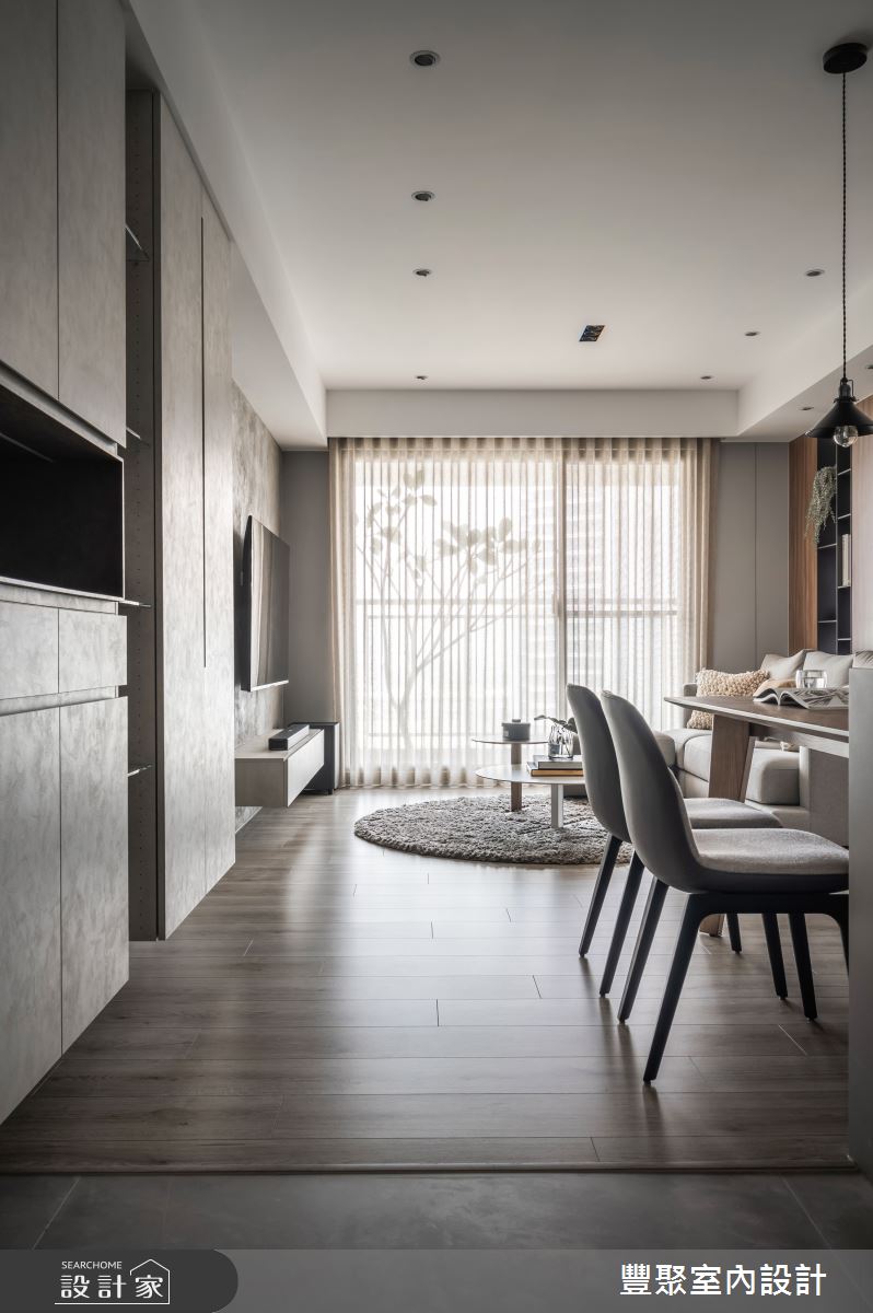 26坪預售屋＿現代風客廳餐廳案例圖片＿豐聚室內設計＿豐聚_49之1