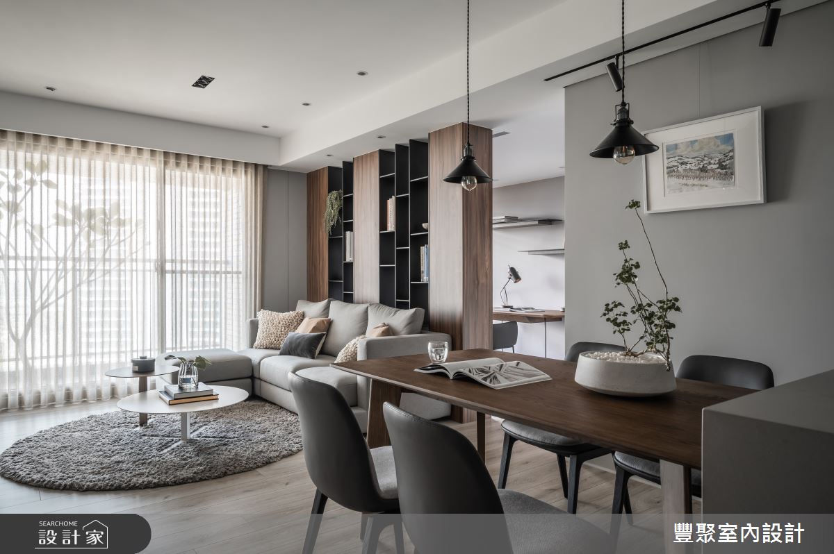 26坪預售屋＿現代風客廳餐廳案例圖片＿豐聚室內設計＿豐聚_49之3