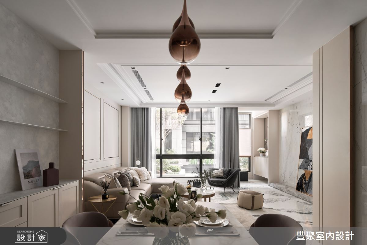 120坪預售屋＿美式風客廳餐廳案例圖片＿豐聚室內設計＿豐聚_50之3
