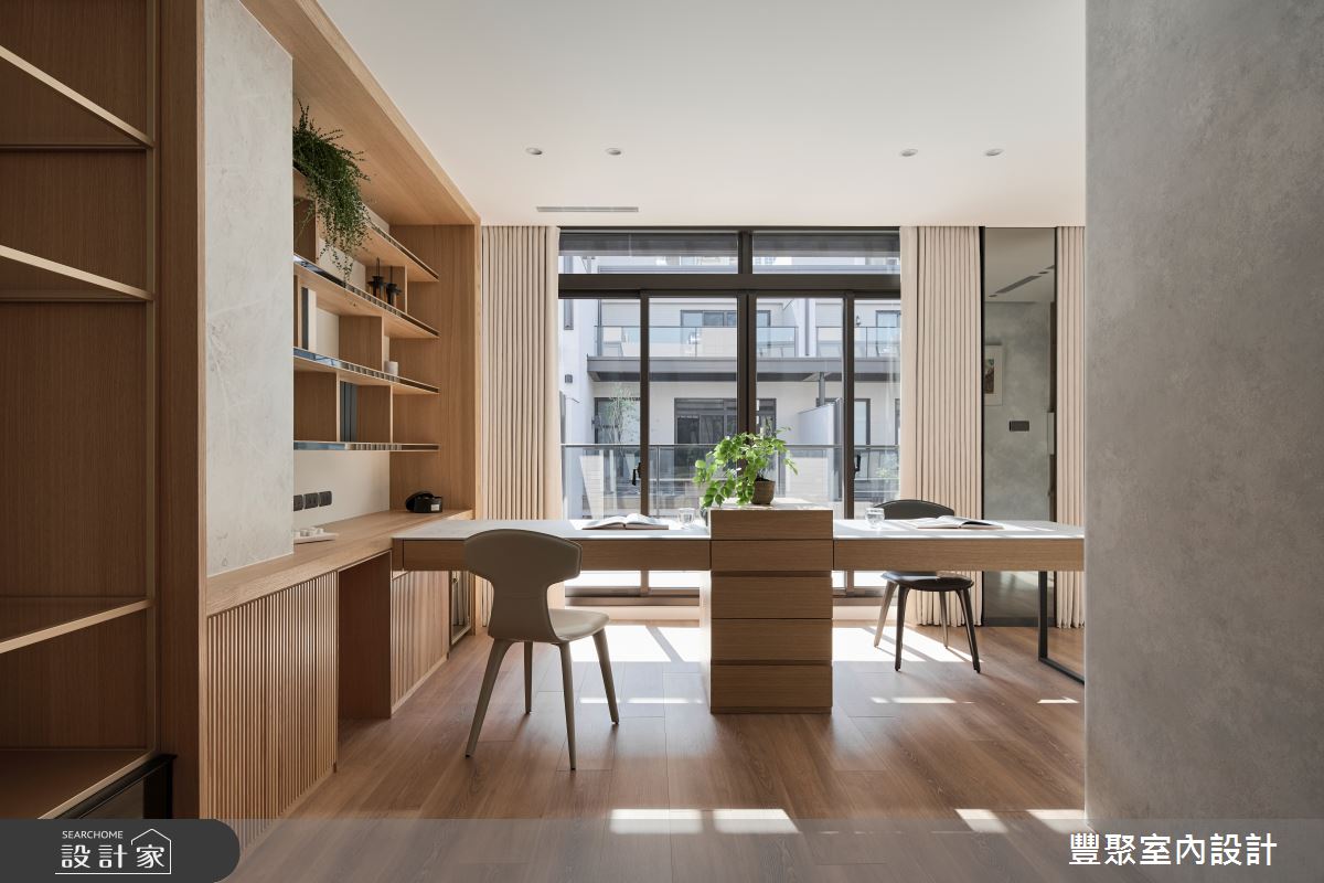 120坪預售屋＿美式風書房工作區案例圖片＿豐聚室內設計＿豐聚_50之19