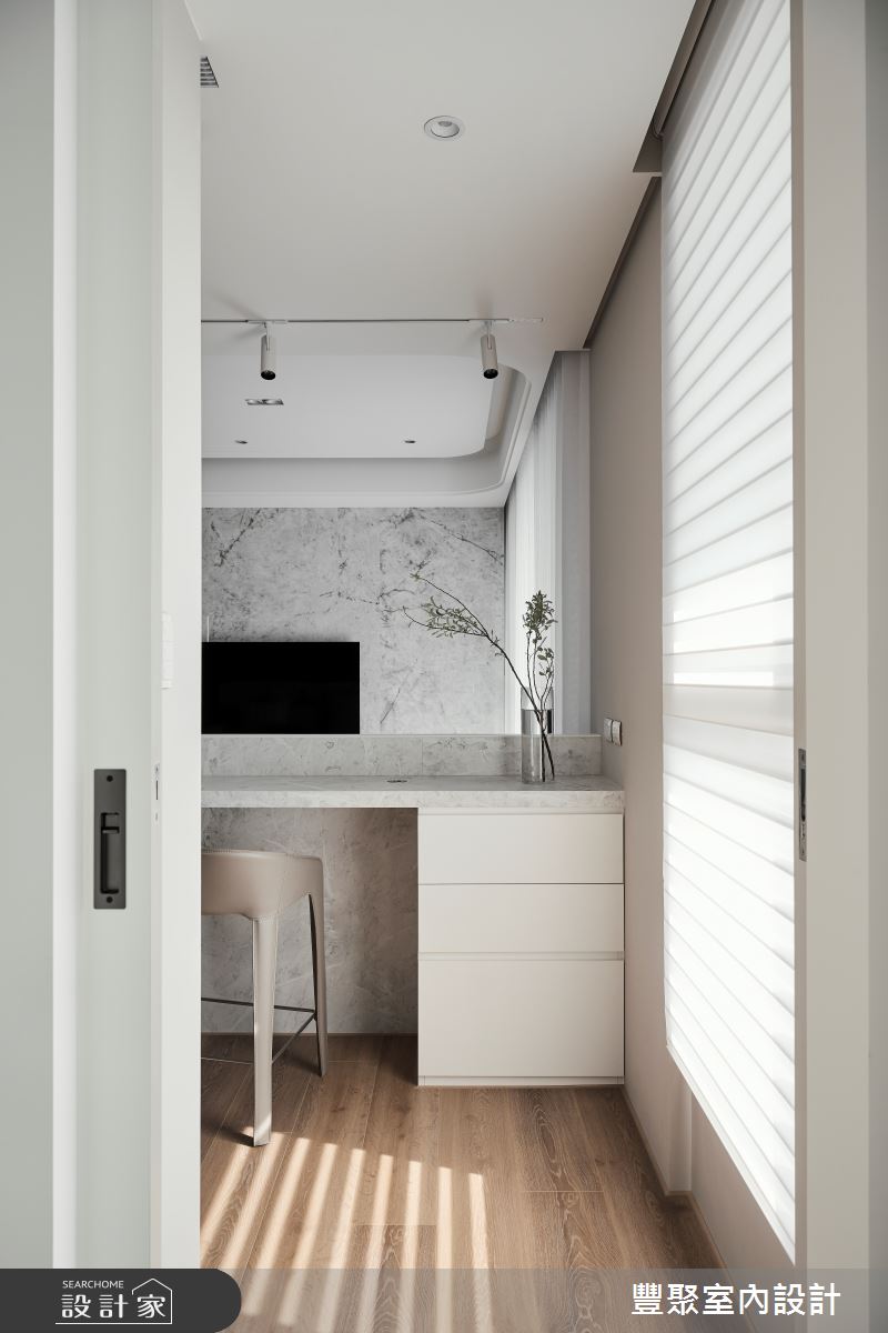 30坪預售屋＿現代風客廳書房工作區案例圖片＿豐聚室內設計＿豐聚_51之17